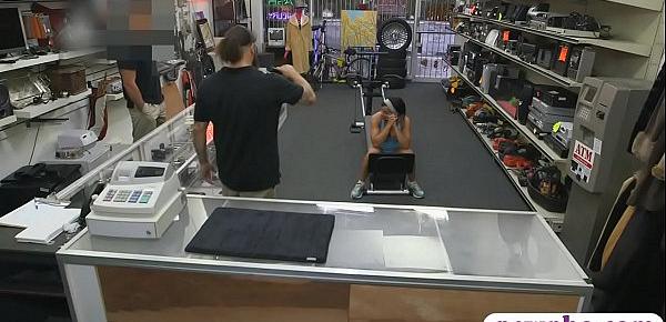  Gym trainer gets screwed by pawn keeper at the pawnshop